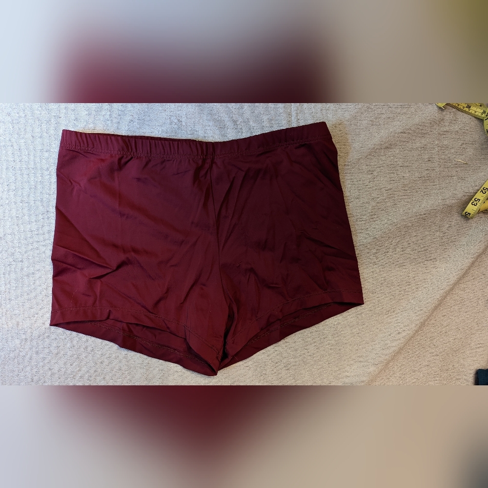 Burgundy Dance Shorts